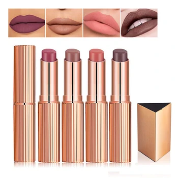 

4-Piece Matte Lipstick Set Does Not Fading Long-Lasting Waterproof Moisturizing Moisturizing Matte Lipstick Set
