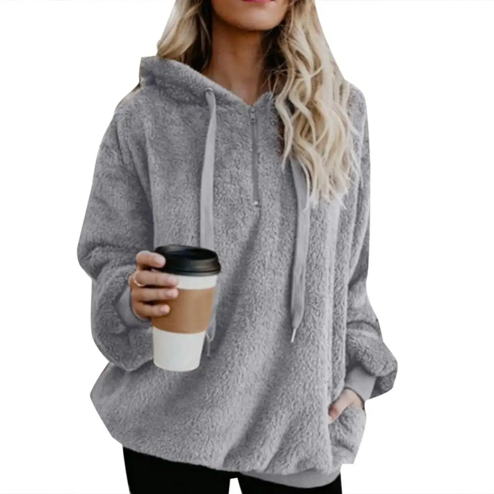 Women's Color Block Hoodie - Fashion Patchwork Pullover Sweatshirt (Sizes S-3XL) - View #7