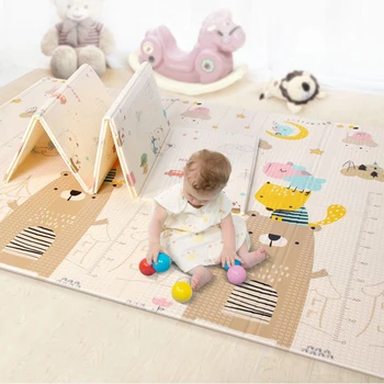 

Baby Toys Foldable Play Mat Xpe Puzzle Children's Carpet Thickened Baby Room Crawling Pad Infant Developing Mats