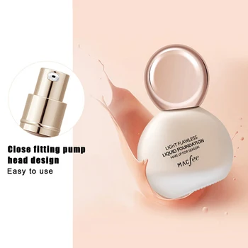 

Makeup Liquid Foundation Moisturizer Face Base High Coverage Brighten Concealer Cream HJL2019
