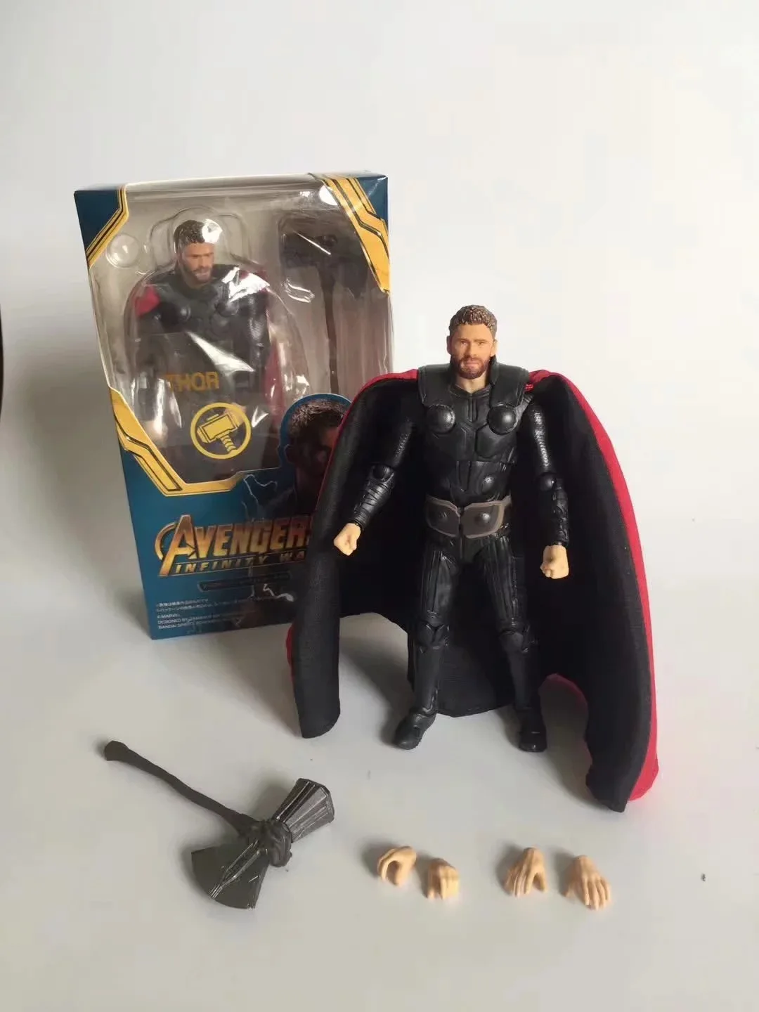 Marvel Avengers3 война бесконечности SHF фигурка Тора ПВХ экшн-фигурка модель игрушка