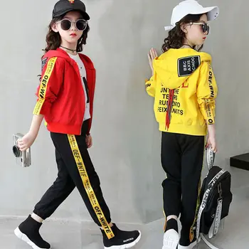 

Girls Sports Suit Autumn Clothing Sets Girls Fall Outfits Kids Boutique Clothes Girls' Fashion 2020 Korean Children's Clothing