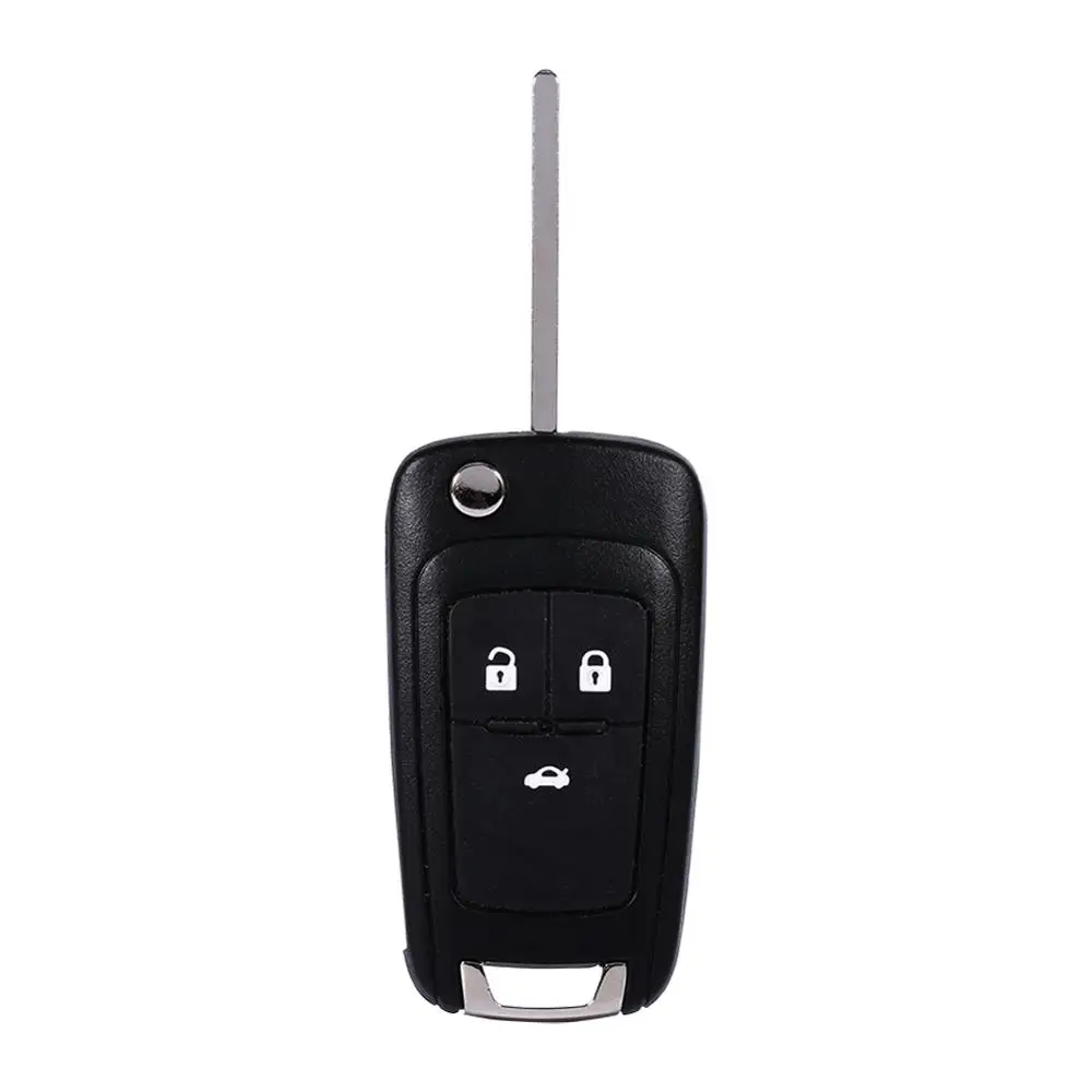

1 pc Black Flip Folding Remote 3 Buttons Key Fob Shell Case ABS Plastic And Metal For Vauxhall Opel Zafira Astra Insignia Holden
