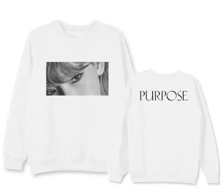  New arrival kpop girl's generation taeyeon purpose album photo printing hoodies unisex fleece/thin 