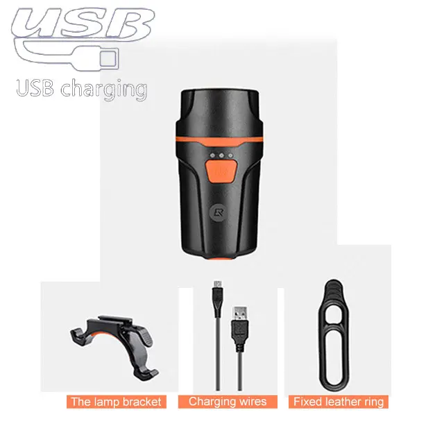 Bike Light 5200 мАч MTB водонепроницаемый велосипедный фонарь с зарядкой 6 режимов велосипедный передний фонарь лампа велосипедная фара велосипедный светодиодный фонарь - Цвет: Bike Light
