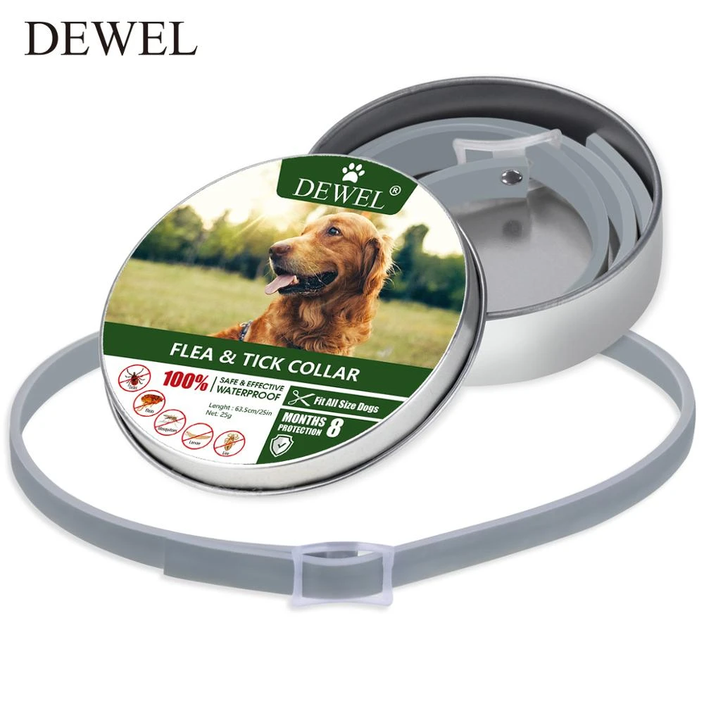 Dewel Vlo Muggen Teken Insect Kruiden Huisdier Kraag 8 Maanden Bescherming Hond Accessoires|Collars| - AliExpress