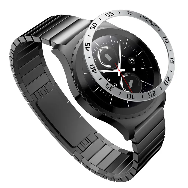 3 шт. для samsung gear S2 классический SM-R732 металлический ободок кольцо защитное кольцо стальное кольцо