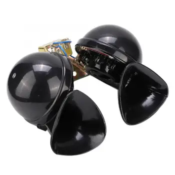 

signal for auto Car Styling Accessory 24V Car Horn Universal Black Electric Snail Horn for Car Truck Boat Auto Accessories