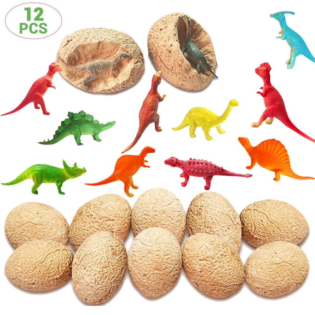

Children'S Funny Educational Toys 12Pcs Dino Eggs Excavation Set Dinosaurs Fossil Dig Up Kit For Baby Early Educational Toys #20
