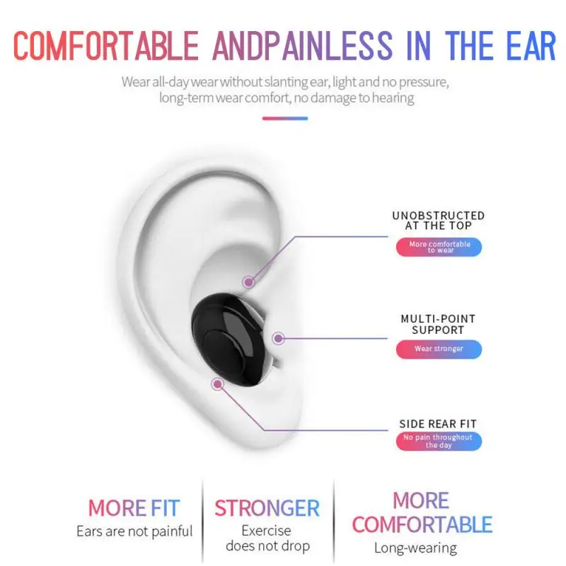 Wireless Bluetooth 5 0 TWS Headphone Hifi Stereo For G12 EarphoneTouch Control Headset With Mic LED Display 2200mAh Battery