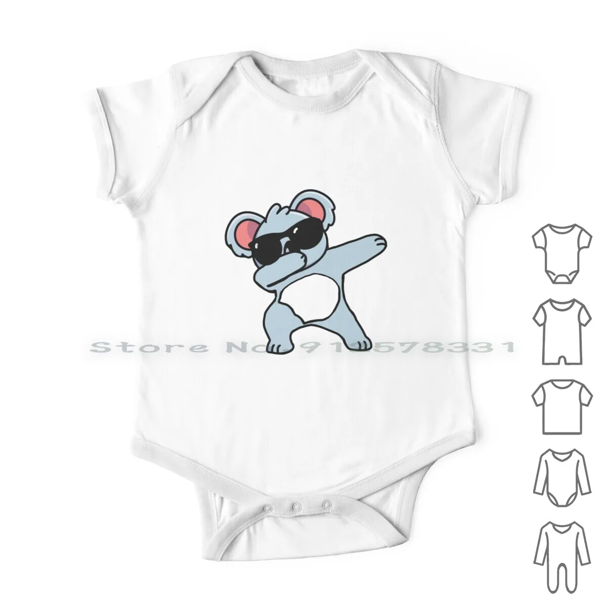 

Dabbing Koala Newborn Baby Clothes Rompers Cotton Jumpsuits Dabbing Koala Dab Dance Koala Koala Sunglasses Funny Koala Funky