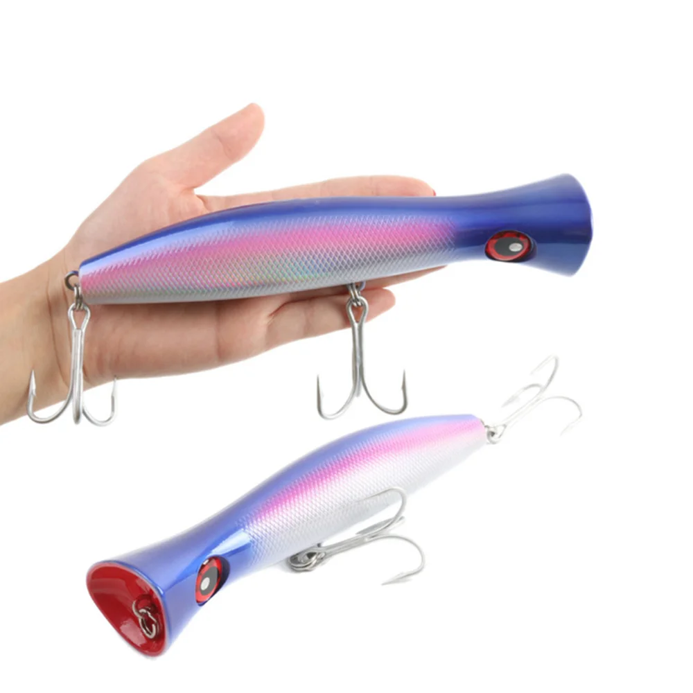 Твердая приманка для рыбалки большой рот Поппер 200 мм/115 г длинное литье Троллинг