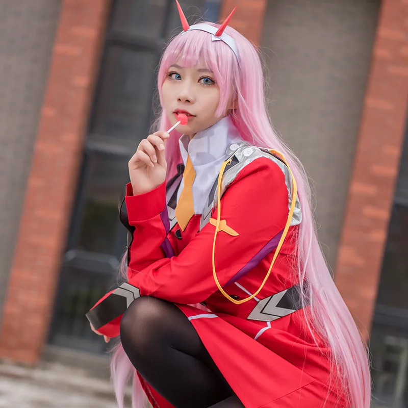 Косплей HIRO ICHIGO Zero Two MIKU KOKORO Школьный костюм для косплея Хэллоуина