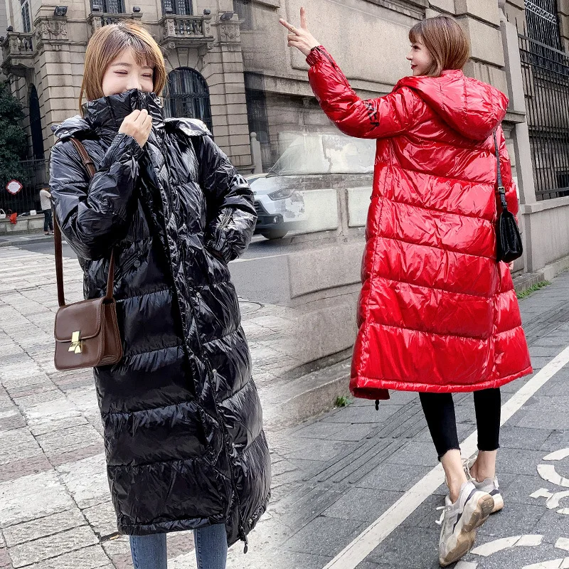 

Bread Cotton Coat Women's Mid-length 2019 Winter New Style Korean-style Loose-Fit Versatile over-the-Knee INS Cotton-padded Clot