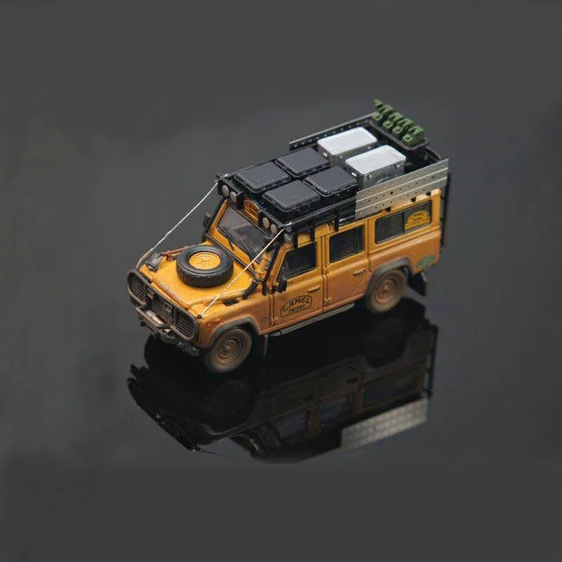 

Master 1:64 For Lan~Rov Defender 110 Camel Cup Diecast Toys Car Models Collection Muddy Version