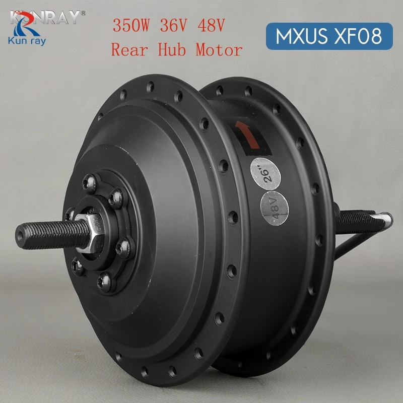 US $167.30 36V 48V 350W High Speed Brushless Gear Hub Motor EBike Motor For 20inch 28inch 700C Bicycle Rear Wheel Drive MXUS XF08