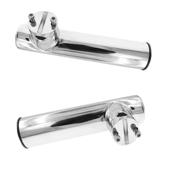 

Marine Hardware Accessory Boat Fishing Rod Holder fit for Rails 7/8'' to 1'' Tube with 360 Degree Adjustable Angle Holder