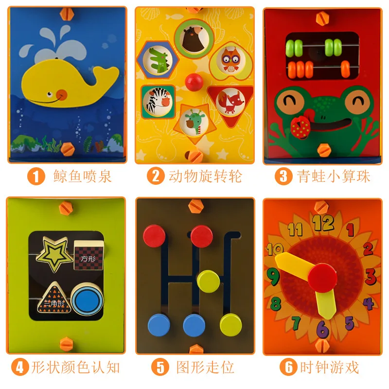 

Children'S Educational Toy 2-Year-Old 3-Year-Old Wood Beaded Bracelet Building Blocks 4-Year-Old 5-Year-Old Kindergarten Early C