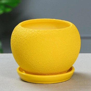 

Flowerpot "Ball" 2 L, yellow 4911540