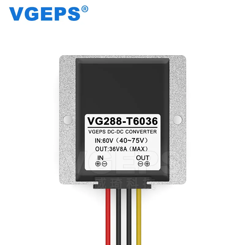 60V 36V 5A 8A 10A понижающий модуль питания, 60V 36V DC конвертер, 60 до 36В DC понижающий стабилизатор - Цвет: 60V to 36V 8A