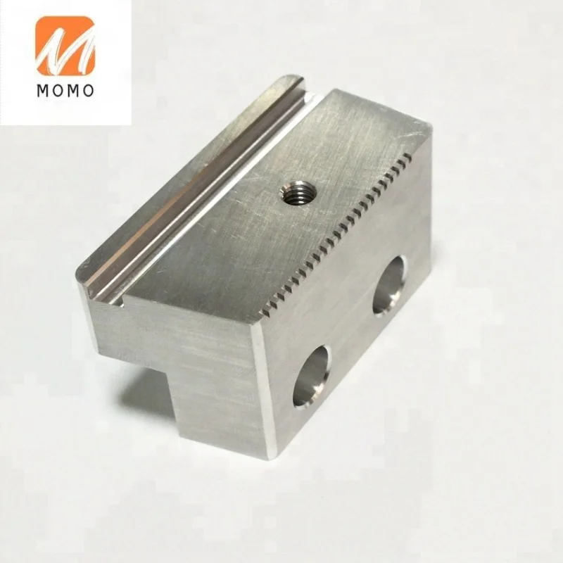 Customized precision 5 Axis CNC milling service machining metal block machined anodized aluminum parts |