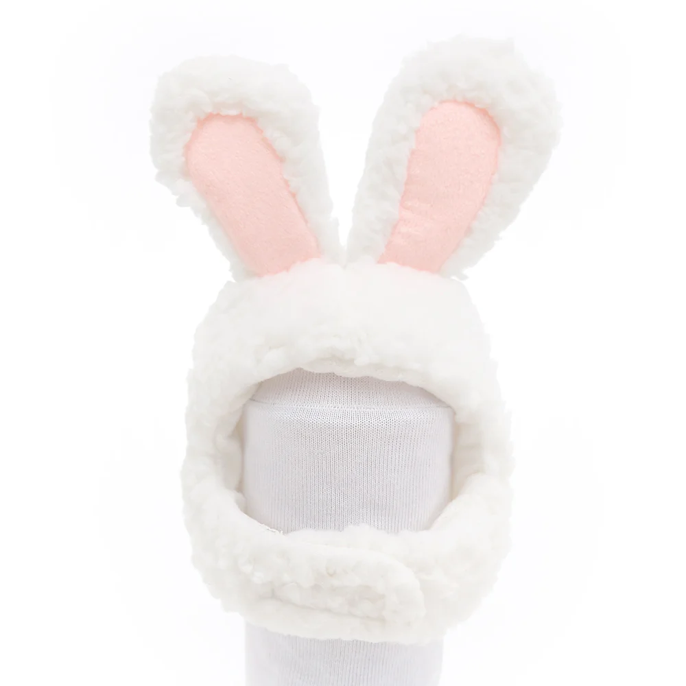 4 размера теплые заячьи кроличьи уши для домашних животных шапка собак кошек