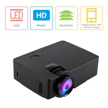 E08 ЖК-проектор с тем же экраном для домашнего кинотеатра, портативные проекторы HDMI/USB/AV/TF/VGA 1000:1 30-120 дюймов 50 Вт