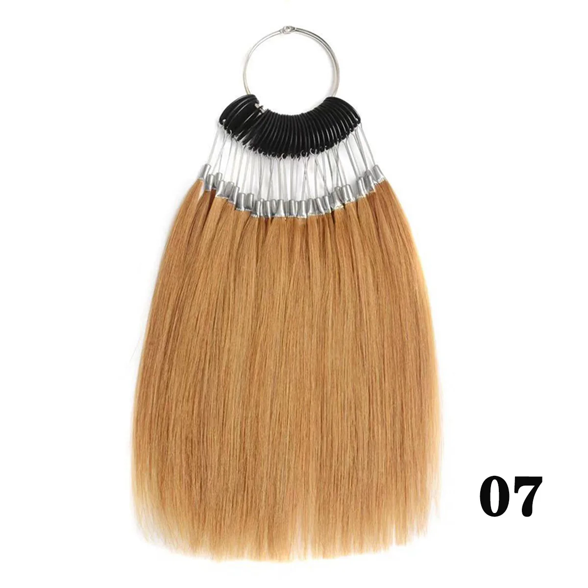 100% human hair colorin color chart hair strands test rings For beauty salon hairdressing salon supplies on rings