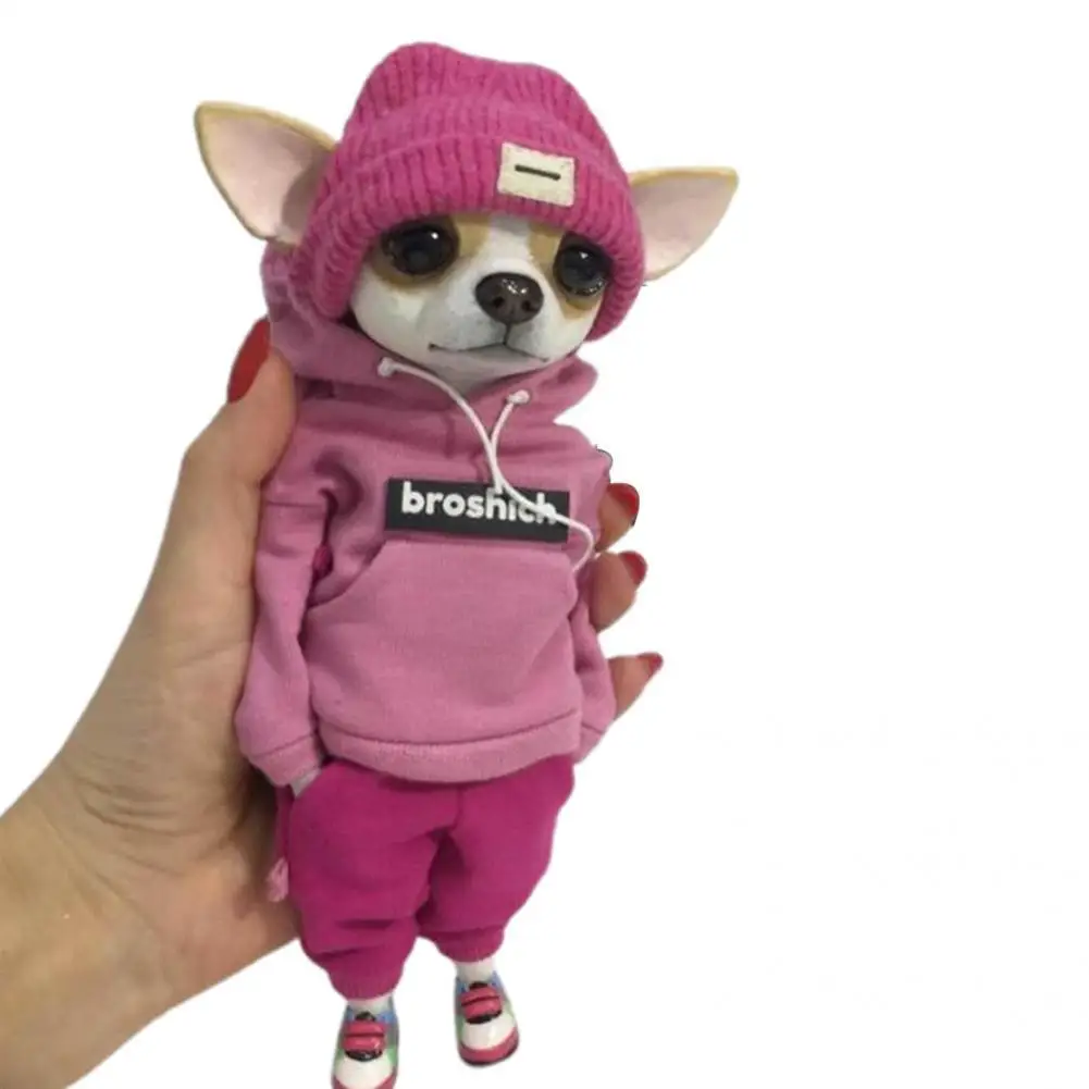 Dog Sculptures Lovely Standing Statues Decorative Exquisite Durable Collection Crafts | Дом и сад