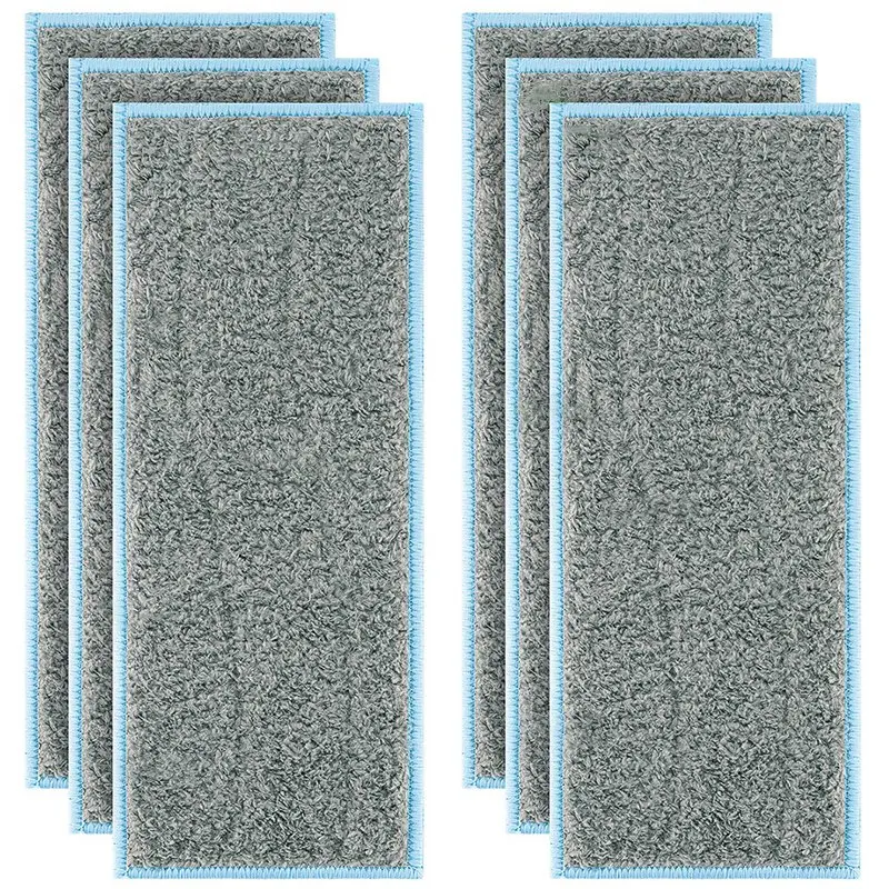 

6 Pack Washable Wet Mopping Pads Replacement Compatible IRobot Braava Jet M6