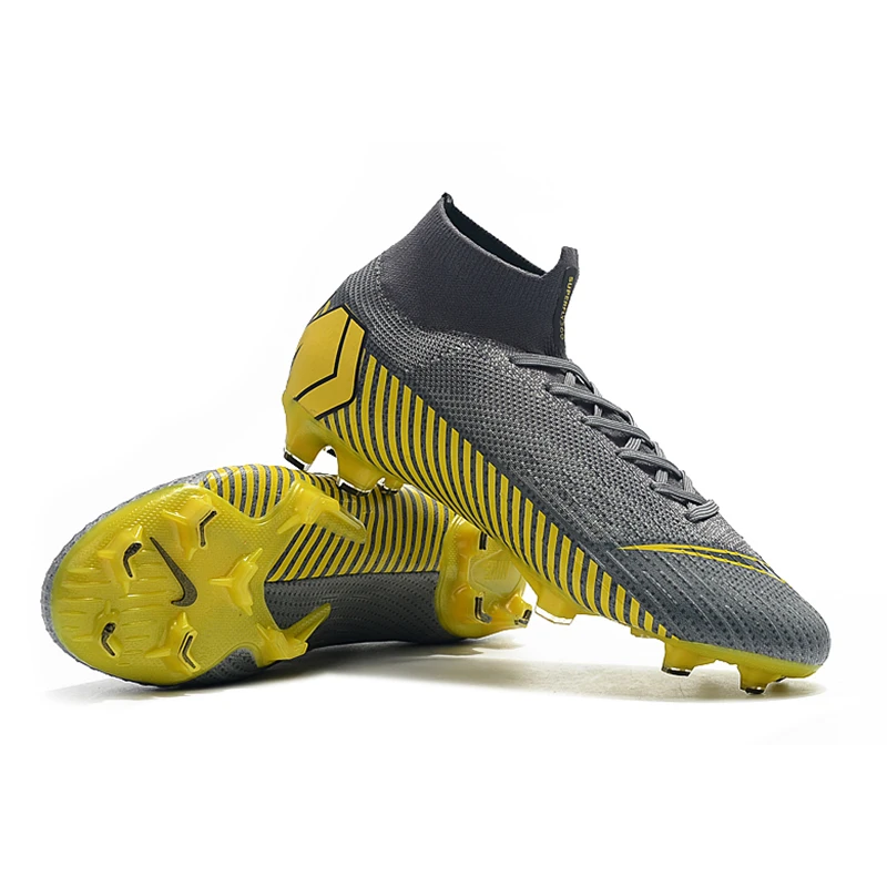 NIKE Mercurial Superfly VI Flyknit 360 Elite CR7 SE FG 35-45 футбольные бутсы Мужская футбольная обувь LVL UP