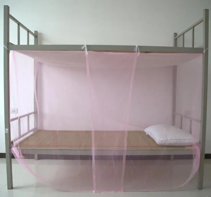 New Home Mosquito Net Pure Color Special Secret Lightweight Fashion Bedding High Quality Durable 4 Corner Compact Mosquito Net mosquito net
