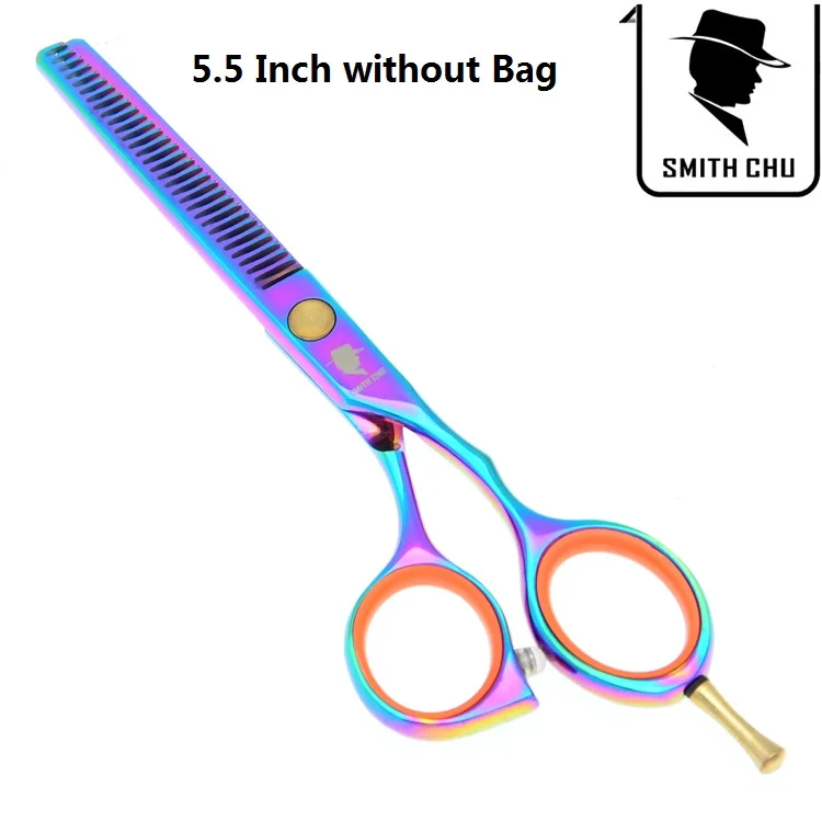 Smith Chu 5," ножницы для стрижки волос Профессиональные Парикмахерские ножницы для человеческих волос из нержавеющей стали истончение волос Tesoura LZS0024 - Цвет: LZS0092 55 no bag