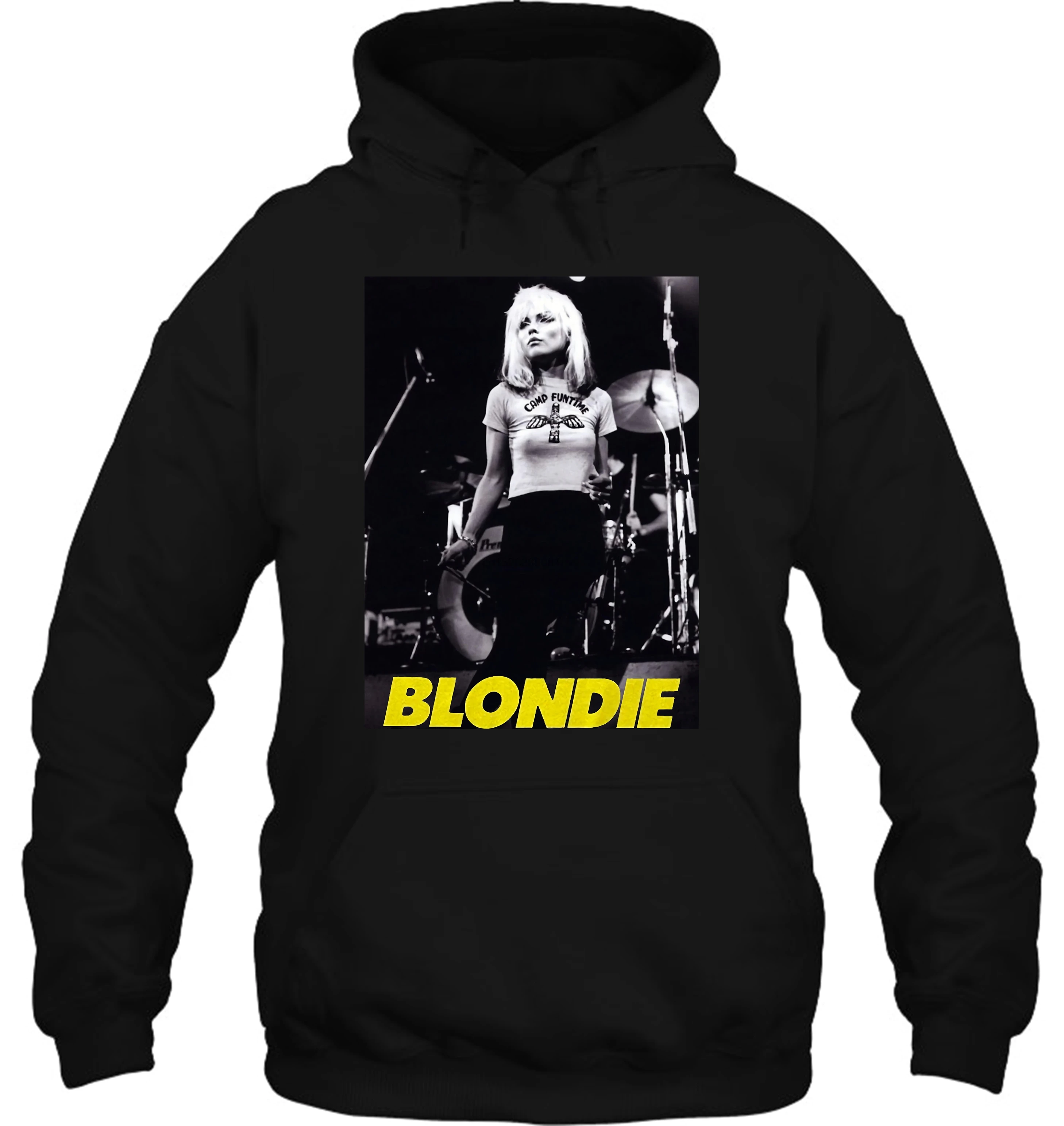 Мужская толстовка Blondie Funtime Повседневная Группа черный хорошее качество брендовая рубашка Стильные крутые рубашки женская уличная одежда