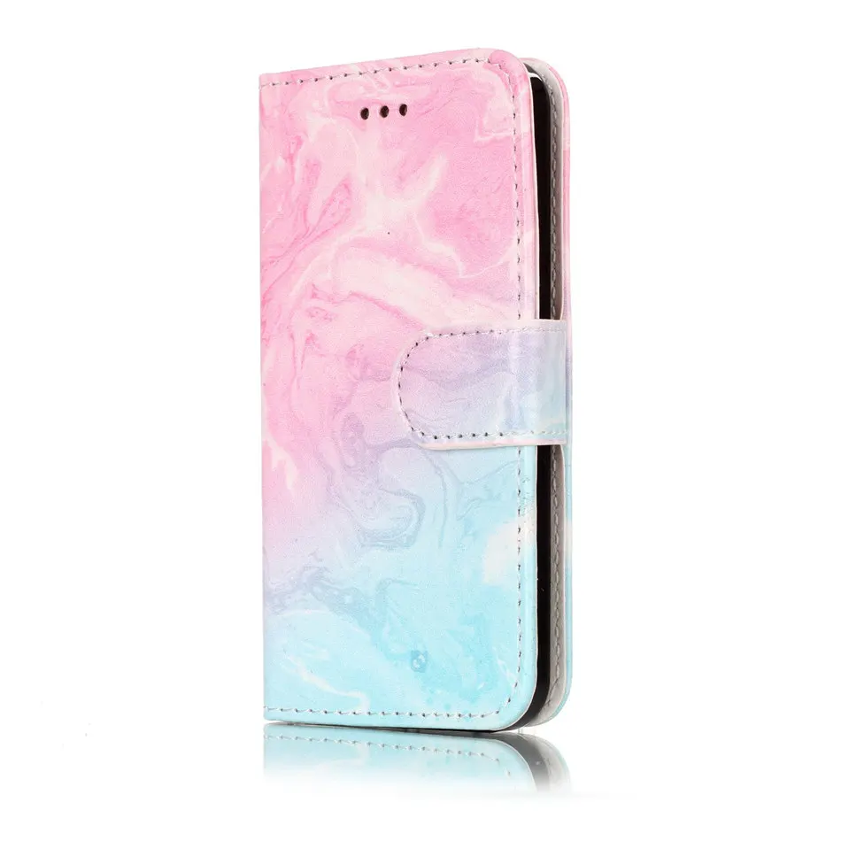 Милый Мрамор Цветы Чехол Для samsung Galaxy A10 A20 A20E A30 A40 A50 A60 A70 S10 S9 S8 плюс роскошный бумажник с отделением для карт для хранения Чехол E01G