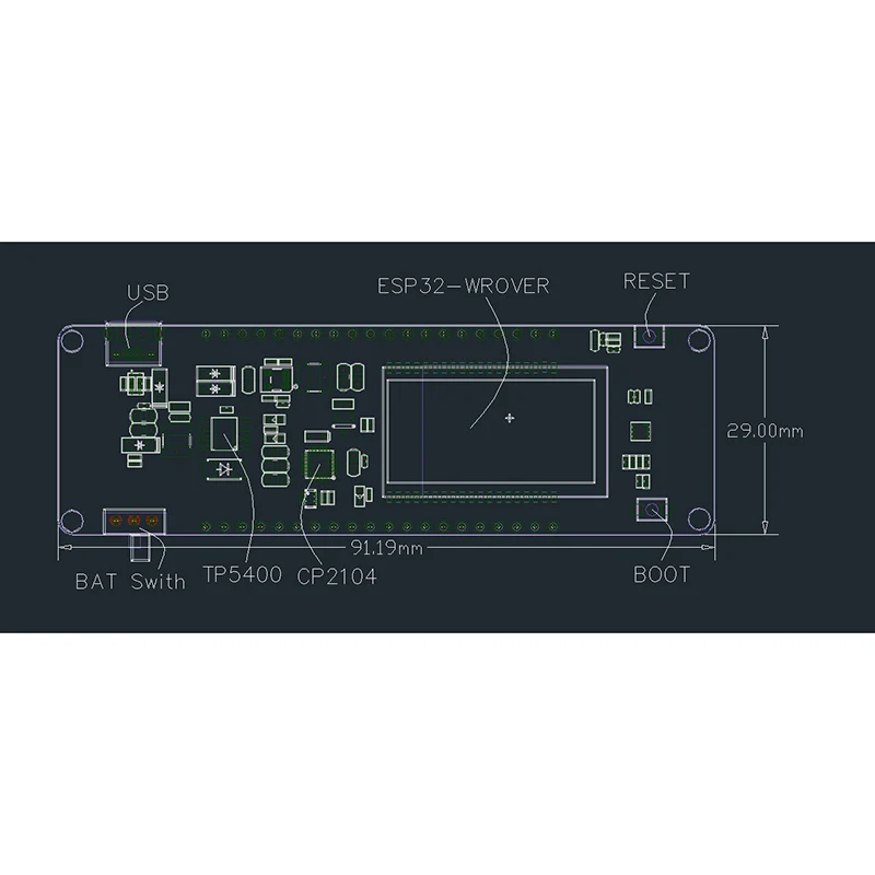 Новое поступление TTGO T-Energy 8MByte PSRAM ESP32-WROVER-B WiFi Bluetooth модуль макетная плата