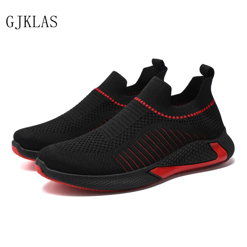 

Mesh Casual Shoe for Men Sneaker Loafers Slip on Sport Shoes Men Outdoor Trainers White Black Shoes Mens Breathable Sneakers