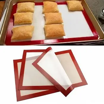 

Silicone Baking Mat Silicone Mat Food-Grade 30x21cm Pastry Clay Pad Pins Tool Kitchen High Temperature Resistance