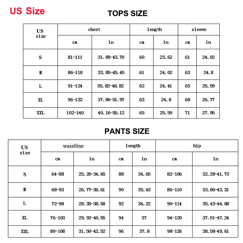 US size