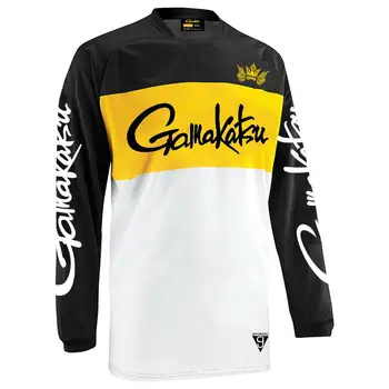 

2020 Outdoor Summer New Gamakatsu Long Sleeve Fishing Shirt Quick Dry Fishing Clothing Anti-UV Sunscreen Fishing Clothes