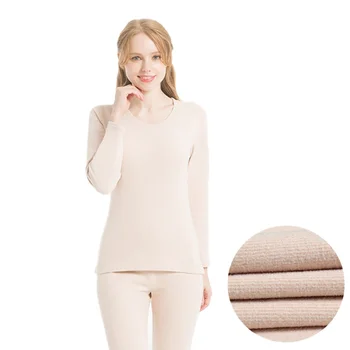 

2019 New Thermal Underwear Sets Winter Unisex Thermo Sleepwear Solid Color Thick Warmer Slim Stretch Clothing