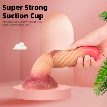 CYXO New product soft silicone dildo sucker big cock adult men female sex toy gay masturbator cheap monster art penis anal plug 6