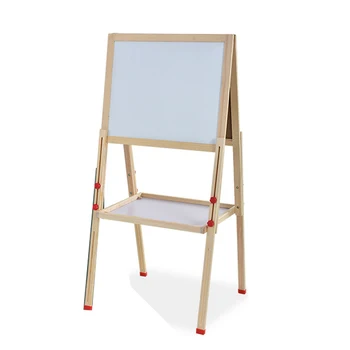 

Children Wooden Standing Writing Board Magnetic Double Side Drawing Board For Kids Gift- Type C Luxury Set (Both Sides Magnetic)