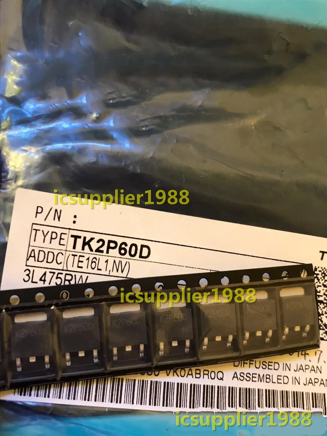 TK2P60D K2P60D MOSFET N-CH 600V2A60W TO252 DPAK 10 шт./лот | Мобильные телефоны и аксессуары