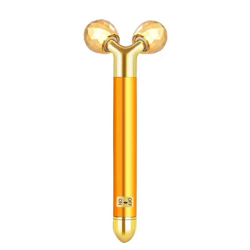 Вибрирующий роликовый массажер для лица вибрирующий 3d снятия морщин и лифтинга с