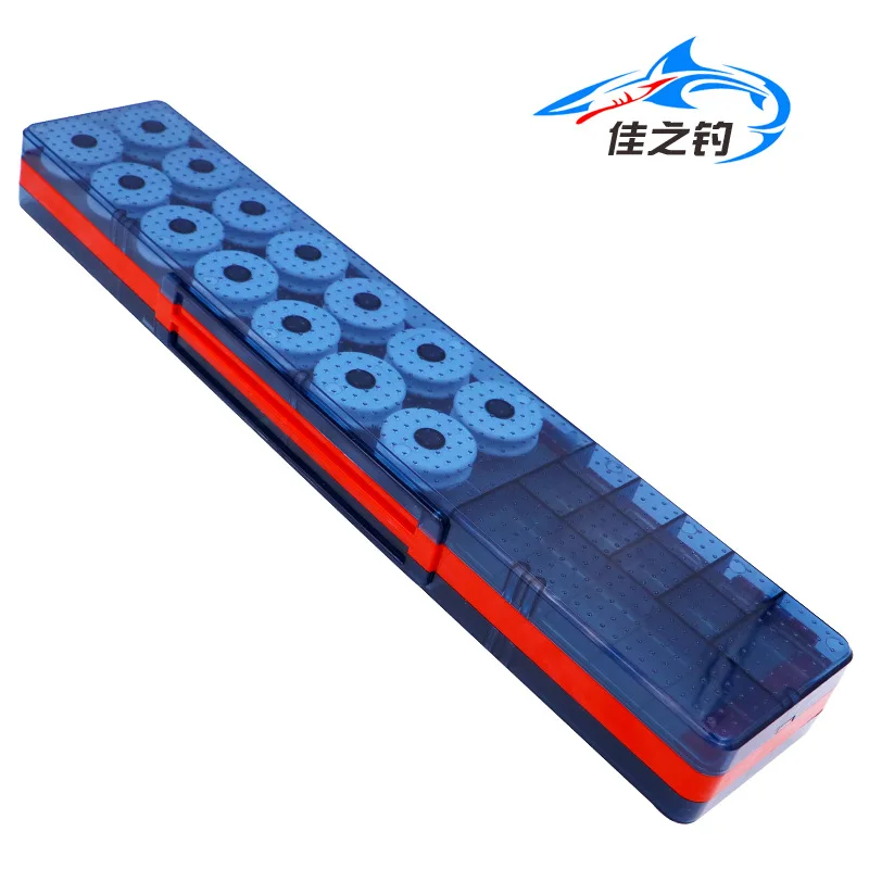 

Fishing Gear Floating Box Floats duo gong neng he Three Layer Plastic Cable Box Sky Blue Box Fishing Angling Supplies