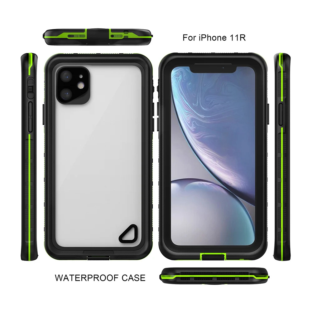 IP68 Водонепроницаемый Прочный чехол для телефона, устойчивый к царапинам, устойчивый к падению, ТПУ, подводный жесткий защитный чехол для плавания для IPhone 11 Pro Max