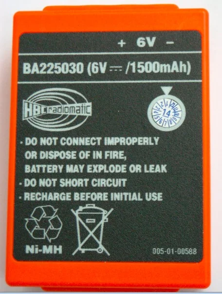 Новая батарея дистанционного управления для HBC BA225030 225030
