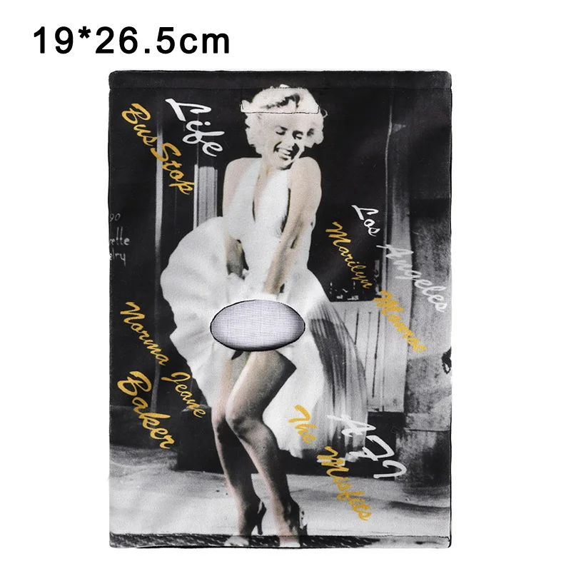 A-Marilyn Monroe Мультяшная автомобильная коробка для салфеток Corgi, подвесной подлокотник, держатель для салфеток, коробка для салфеток, креативное автомобильное сиденье, подголовник, ящик, бумажное полотенце - Цвет: A-Marilyn Monroe
