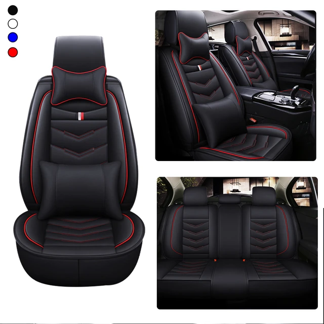 housse de siege voiture accessoire voiture housse siege voiture protection  siege voiture Housses de Siège de Voiture en cuir Pour Peugeot 207 206 2008  308 307 SW 301 3008 5008 Accessoires - AliExpress